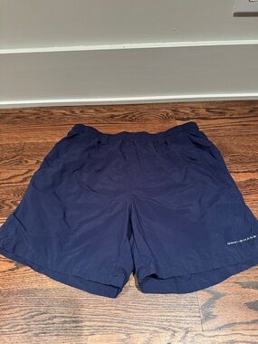 Men’s Columbia Omni-Shade Navy Athletic Shorts